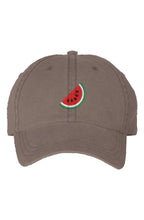 Load image into Gallery viewer, Watermelon Pigment Dyed Cap - Brown